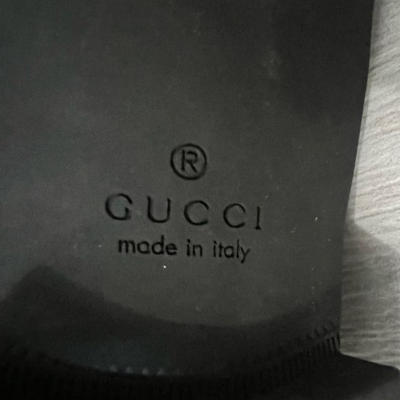 GUCCI Interlocking G Calf Skin Leather Slip-On Loafer 12.5 - Picture 8 of 8
